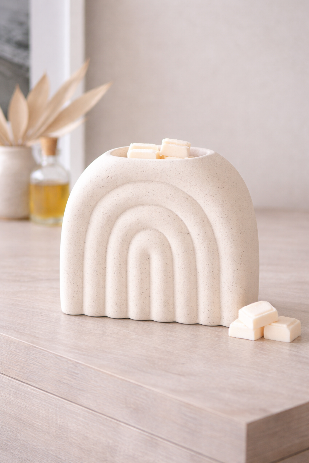 Calm Arch Oil Burner – Speckled Stone Effect