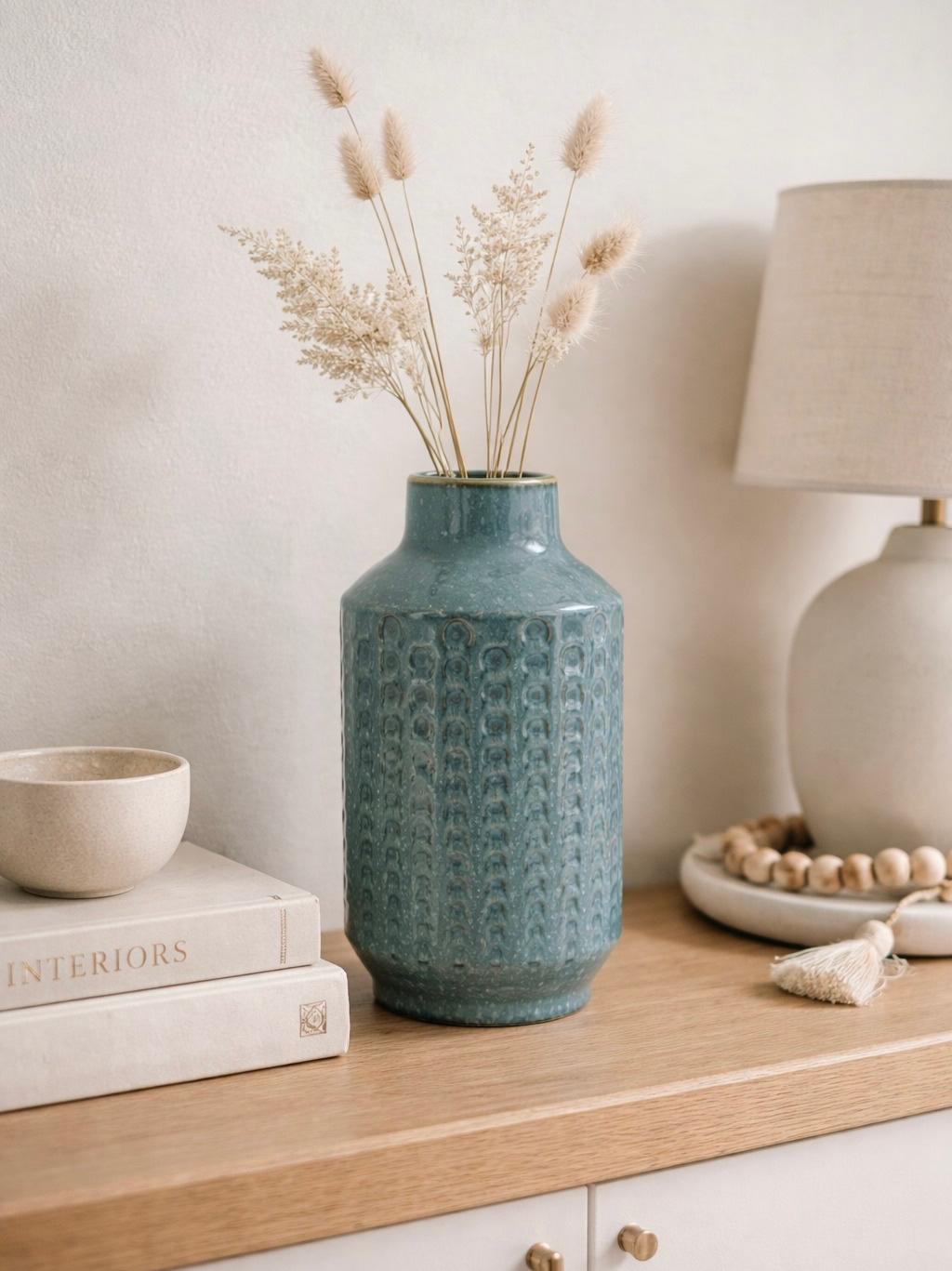 Blue Ceramic Vase